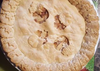 Easiest Way to Recipe Perfect Glazed Apple Cream Pie