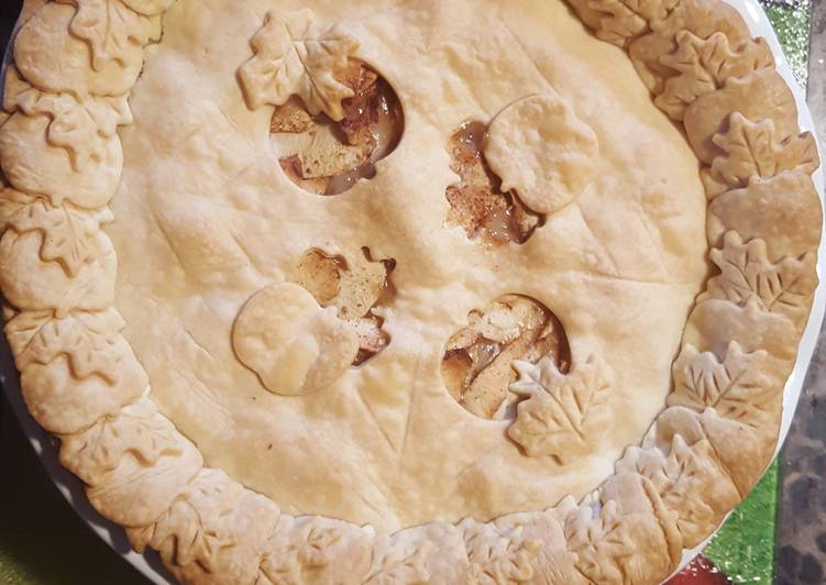 Recipe of Award-winning Glazed Apple Cream Pie