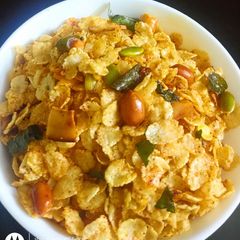 Jowar Flakes Chivda A picture of Jowar Flakes Chivda.