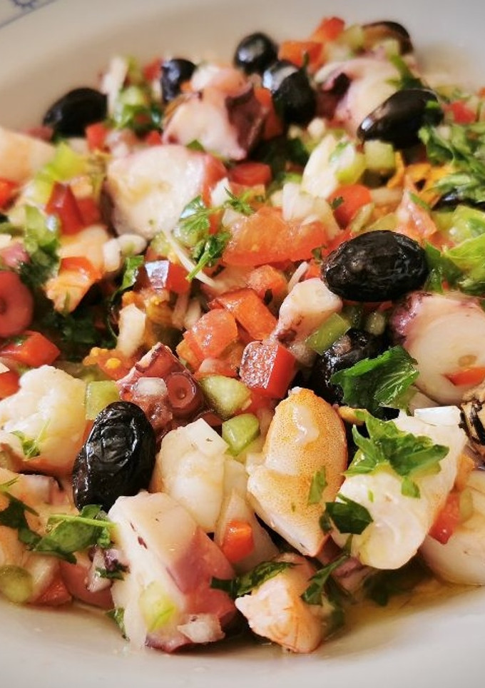 Una foto de Salpicón de Pulpo