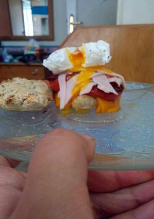 A picture of The better for you breakfast sandwich.