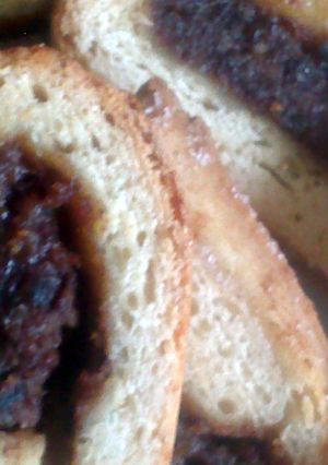 A picture of Sig's Plaited Fruit Bread.