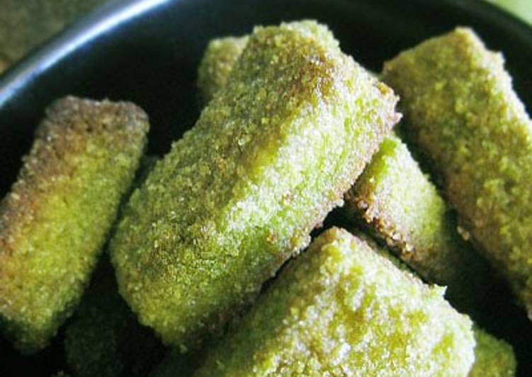 Japanese-Flavored Bread Crusts - Matcha Milk Rusk