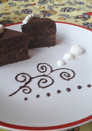 Sacher szeletke recept fotója
