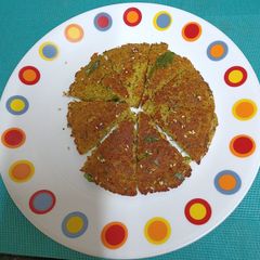 Green Peas & Methi Handvo A picture of Green Peas & Methi Handvo.