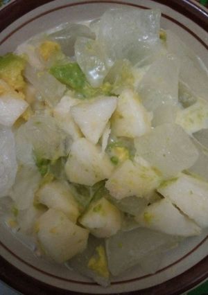 Foto resep Sup buah pir dan alpukat