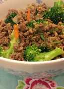 Broccoli & Ground Beef Stir-fry