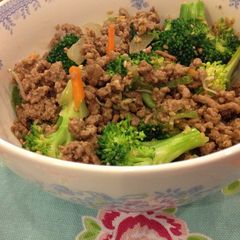 Broccoli & Ground Beef Stir-fry A picture of Broccoli & Ground Beef Stir-fry.