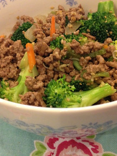A picture of Broccoli & Ground Beef Stir-fry.