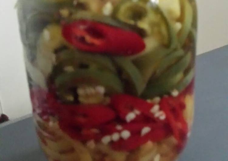Pickled Peppers Recipe By Jason Cookpad