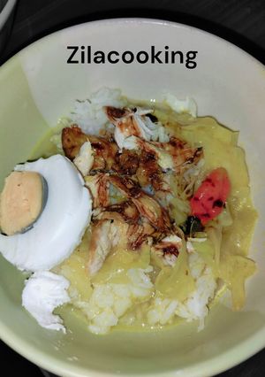 Foto resep Soto ayam sat set telur asin