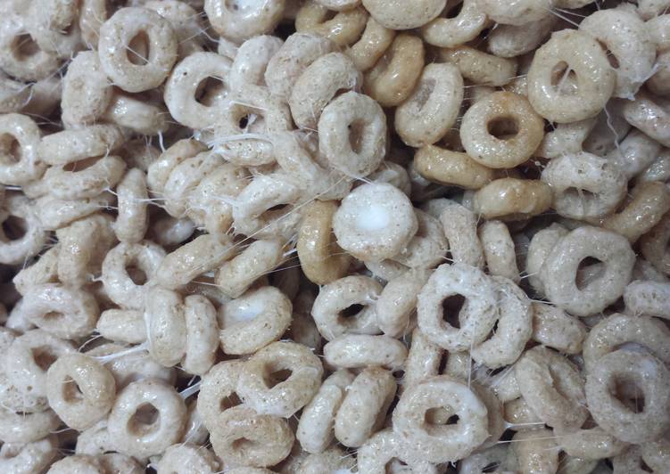 Recipe of Perfect 5 min. Healthier Cheerios crispy treats