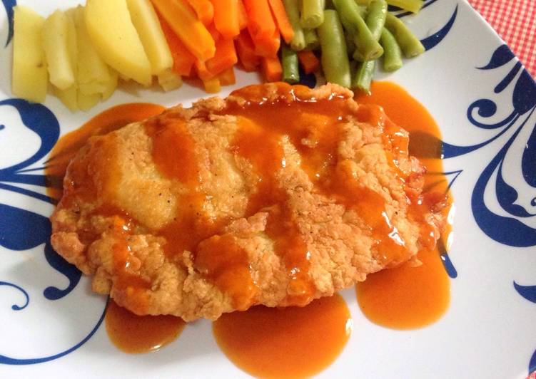 Chicken Steak with Singapore Sauce