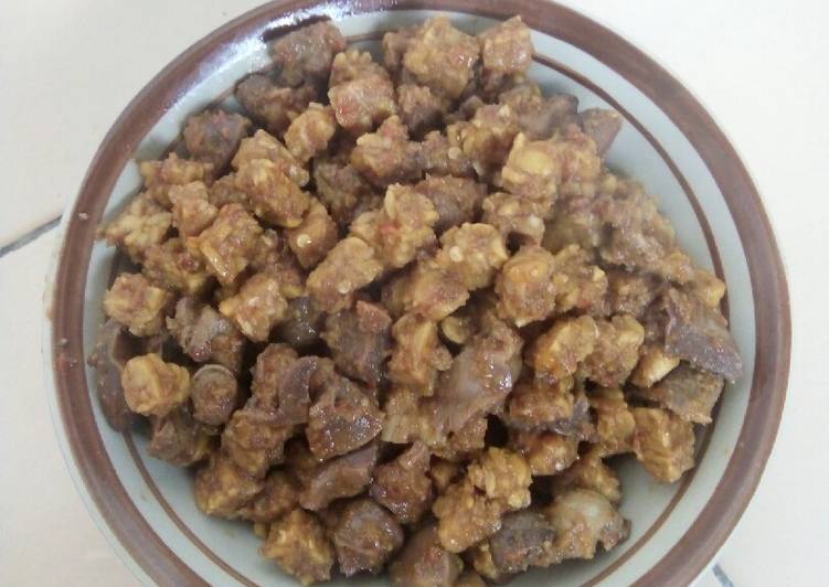 Resep Sambal goreng tempe dan hati ampela yang Sempurna