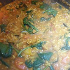 A picture of Chicken and veg stew.