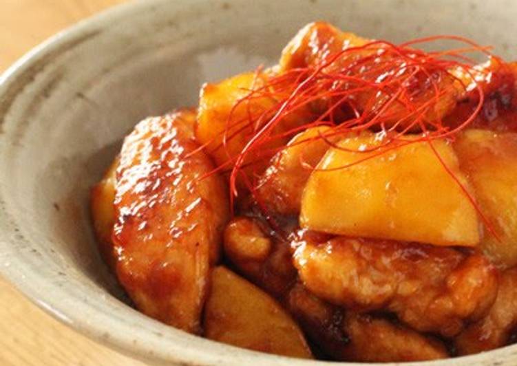 Recipe of Homemade Teriyaki Chicken Tenders and Potato