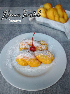 Foto resep Korean Twisted Donuts (Kkwabaegi)