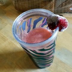 A picture of beat the bloat slushie.