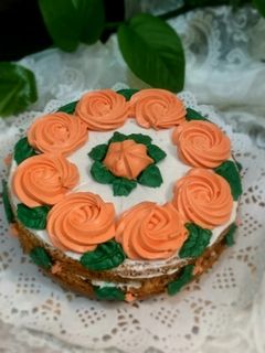 عکسی از دستور کیک هویج و گردو