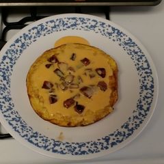 A picture of Cheesey Meaty Egg Pie.