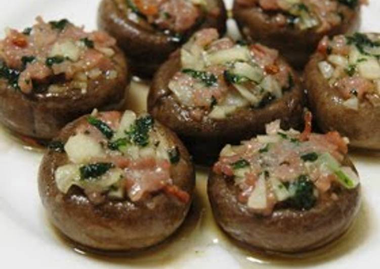 Steps to Make Quick Button Mushroom Tapas