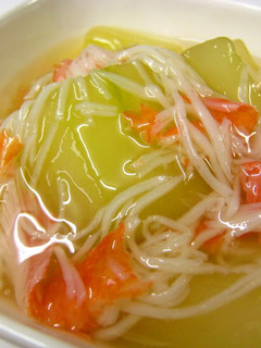 A picture of Thick Cucumbers in Ankake (Thick Sauce).