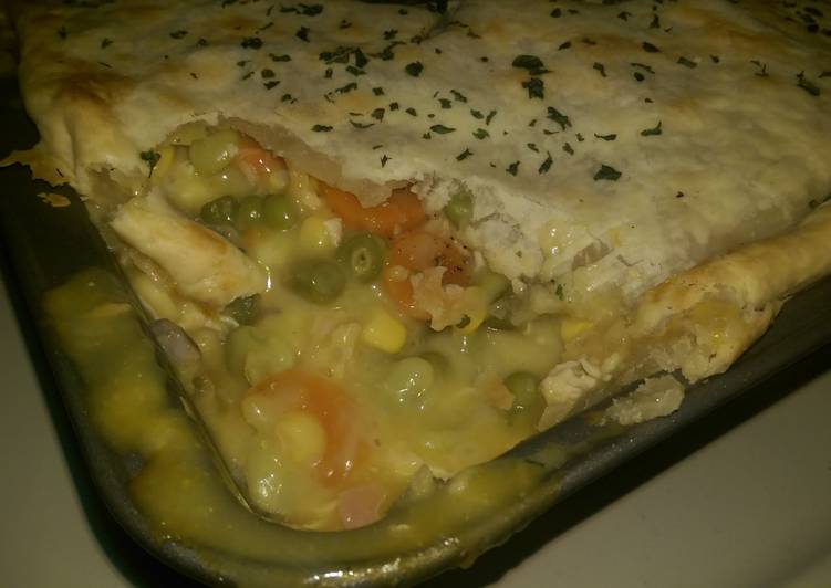 Easy chicken pot pie!