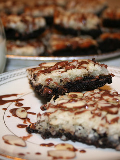 A picture of Macaroon-Chocolate Bars.