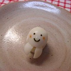 A picture of Quail Egg Ghost (For character bentos).