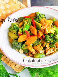 Foto resep Cah Brokoli Tahu Kecap