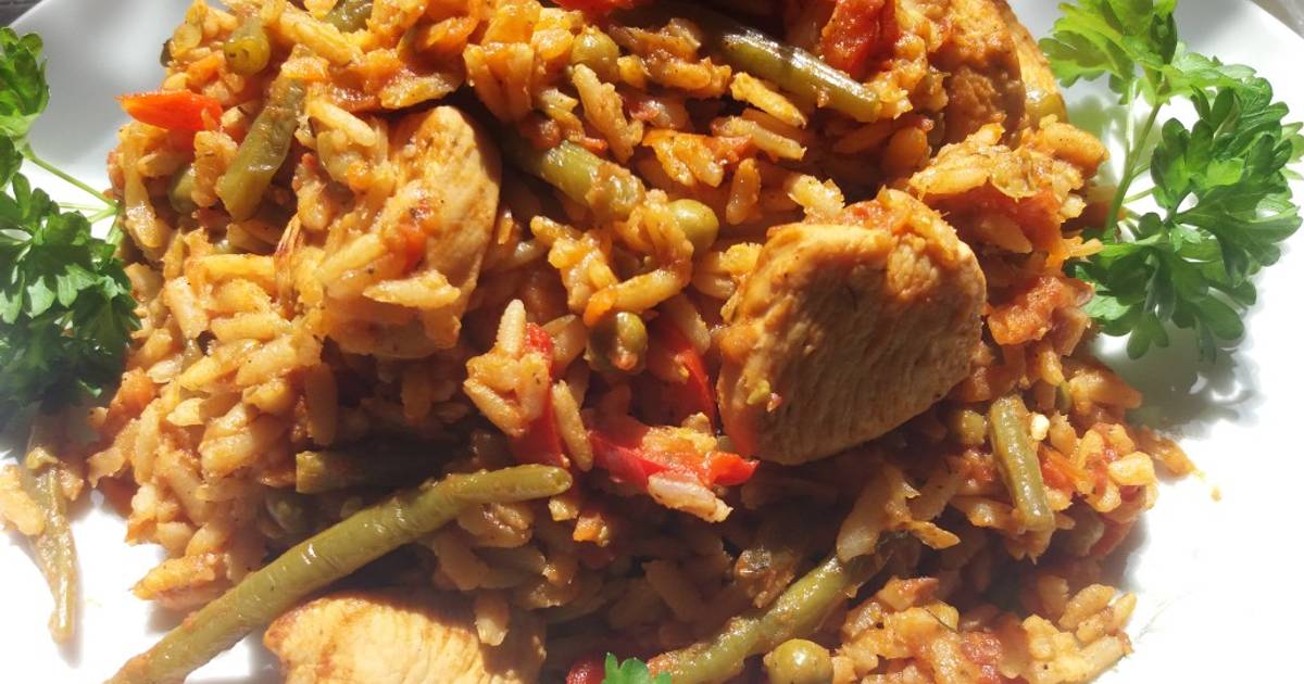 Паэлья С Курицей Фото