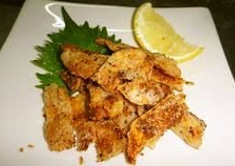 Easy Drinking Appetizer with Chicken Skin