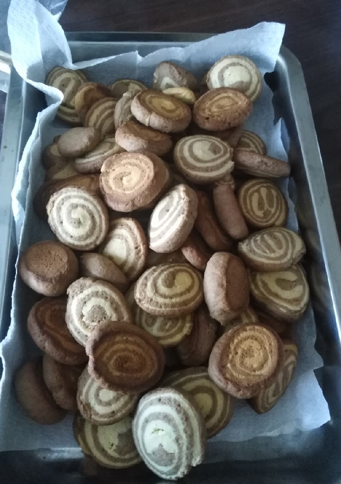 Una foto de Galletas de chocolate y vainilla