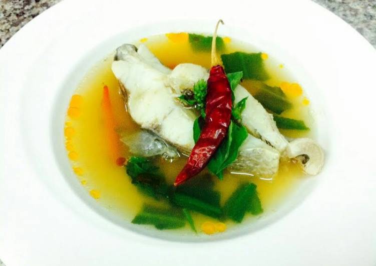 Easiest Way to Make Quick Tom Som / spicy and sour fish soup