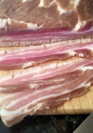 A picture of 10 Day Pork Belly Cure for Bacon.