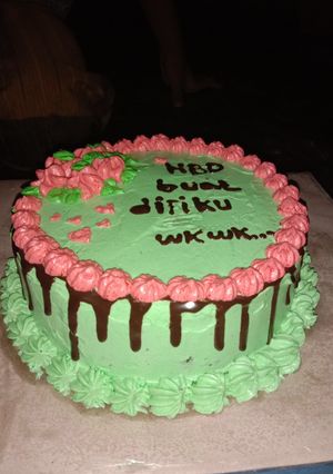 Foto resep Kue ultah sederhana