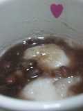 Easy Zenzai Red Bean and Mochi Soup in a Microwave
