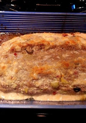 A picture of Santorini Meatloaf.