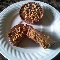 A picture of Peanut butter toffee cups.