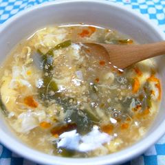 Taiwanese Hot and Sour Soup Made with the Cooking Liquid A picture of Taiwanese Hot and Sour Soup Made with the Cooking Liquid.