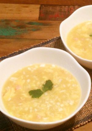 A picture of Silky and Smooth Chinese-style Corn Soup.