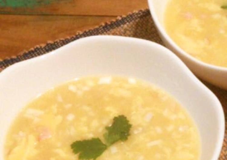 Silky and Smooth Chinese-style Corn Soup