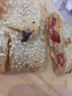 Una foto de Calzone caprese