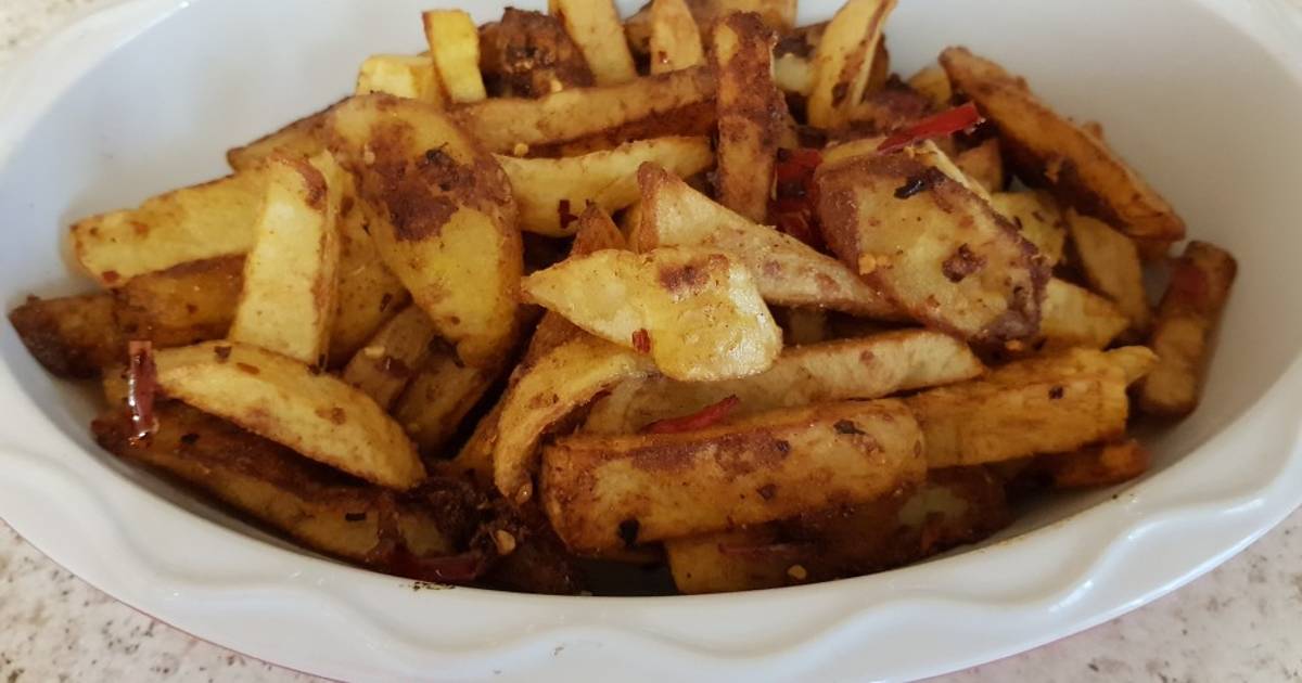 My Homemade Salt n Pepper Chips 😀 Recipe by Maureen 😀 Cookpad