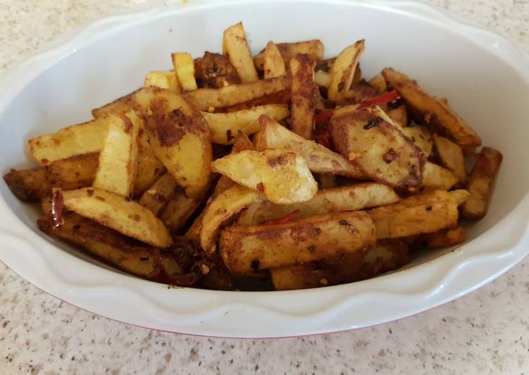 Recipe of Speedy My Homemade Salt n Pepper Chips 😀