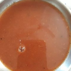 A picture of Gur Tomato Carrot Soup.