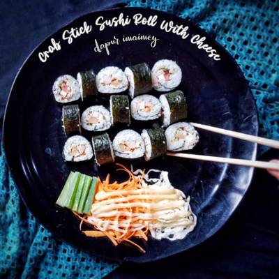 crab stick sushi roll