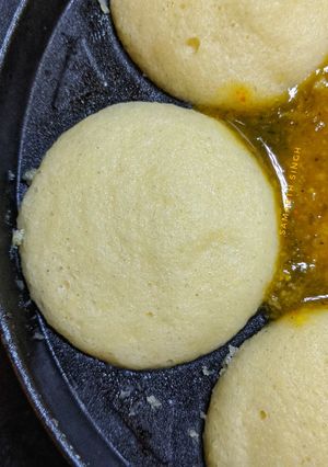 A picture of Moong Dal Idli.
