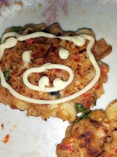 A picture of homemade Korean pancake.