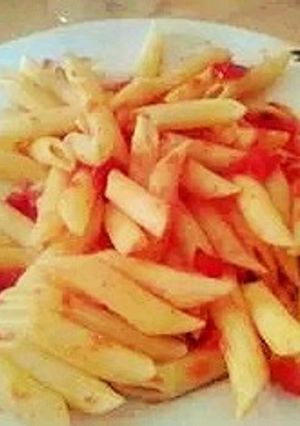 A picture of Pasta all'arrabbiata.